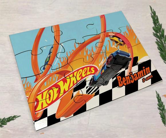 Quebra Cabeça Hot Wheels