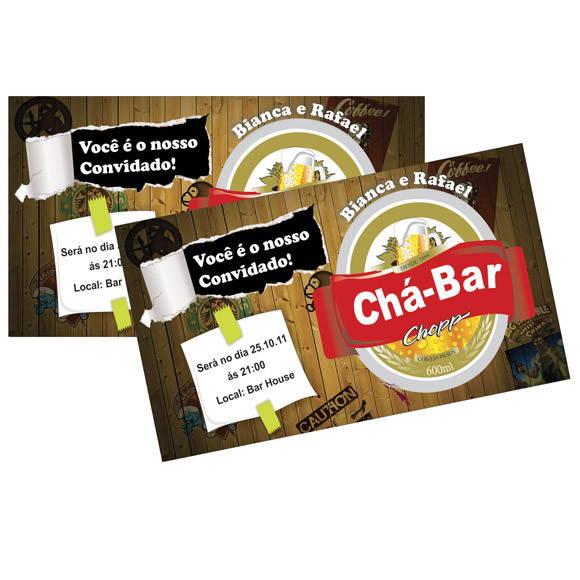 Convite Chá Bar