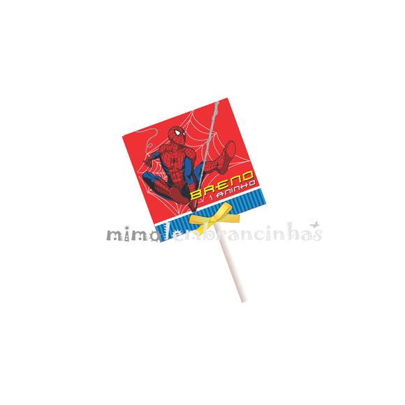 Capa Pirulito Homem Aranha