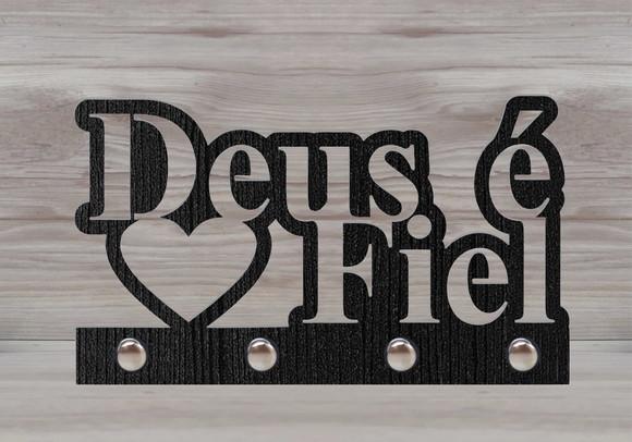 Porta Chaves Deus é Fiel