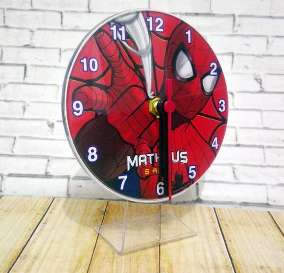 10 Relógios de Mesa Homem Aranha