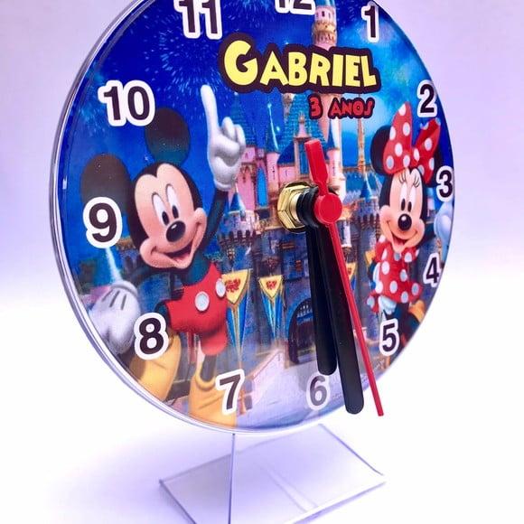 10 Relógios de Mesa Mickey e Minnie