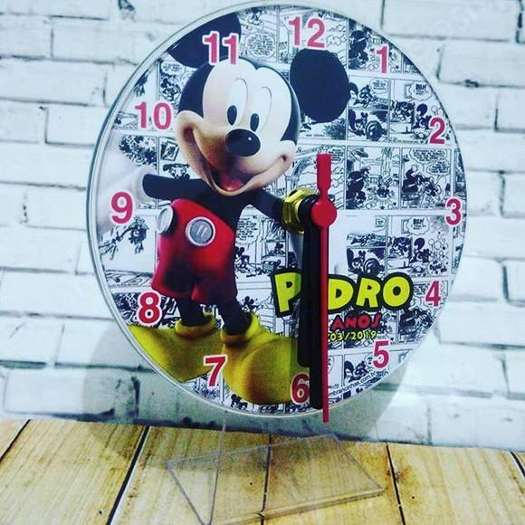 10 Relógios de Mesa Mickey - Modelo 04