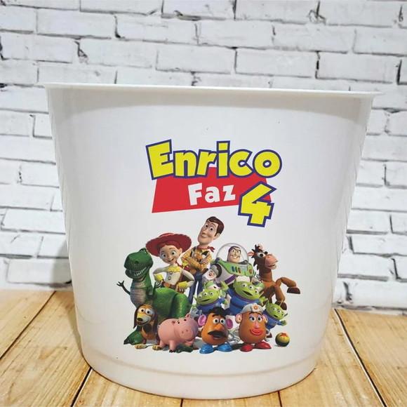 10 Baldes de Pipoca Toy Story- Impressão Direta
