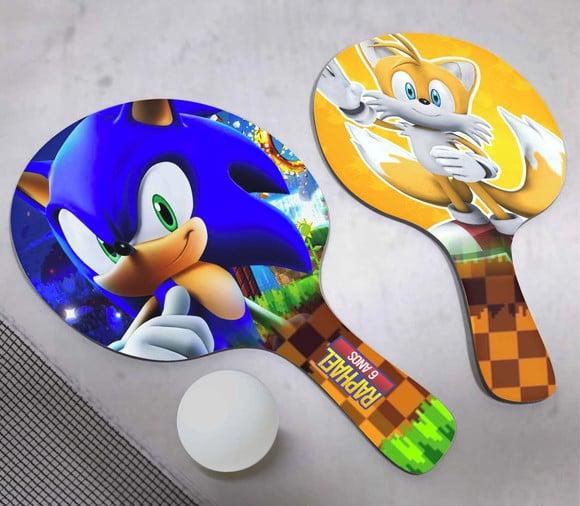 12 Raquetes Ping Pong Sonic