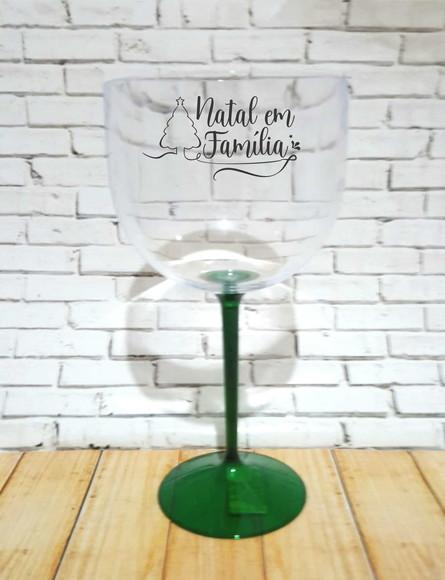 Taça de Gin Feliz Natal