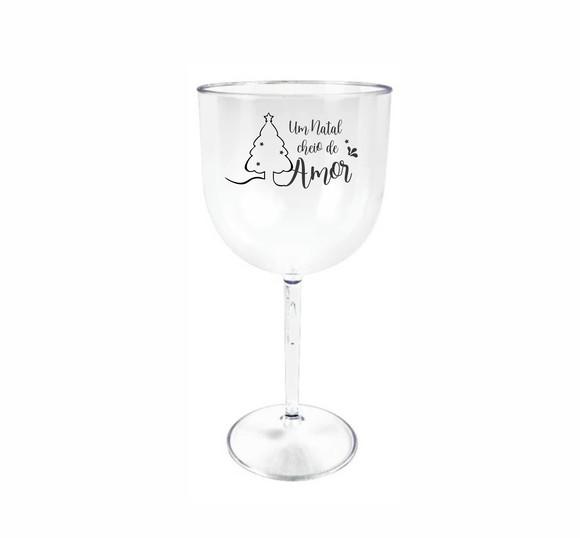 Taça de Gin Feliz Natal
