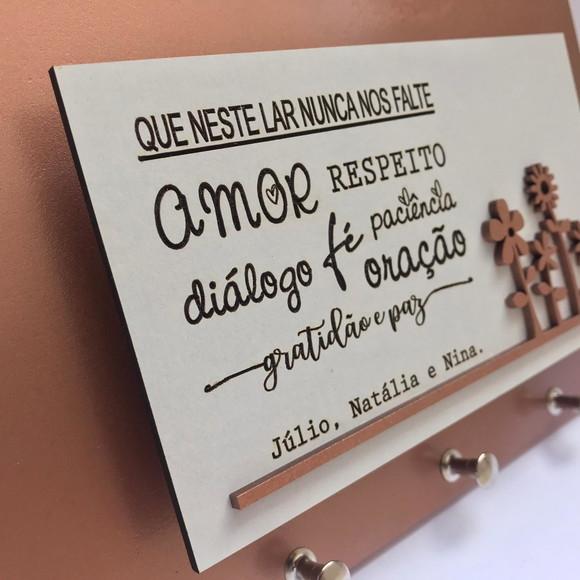Porta Chaves Que neste Lar Nunca nos Falte