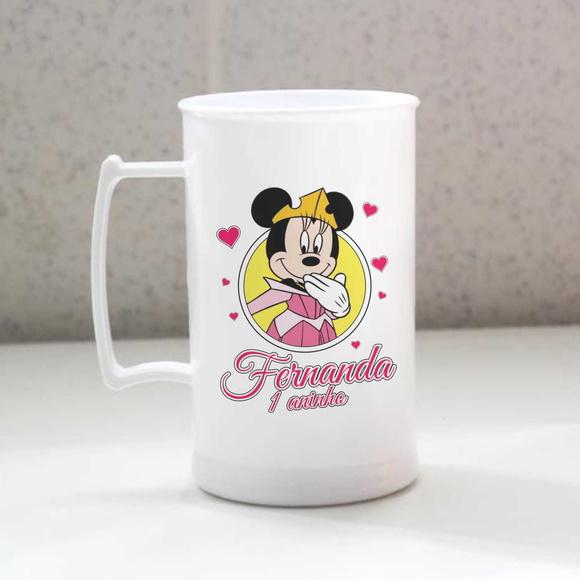 Caneca Minnie Rosa 300ml