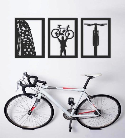 Quadro Ciclista Trio de Quadros