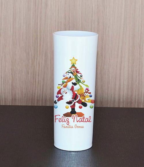 10 Copos Long Drink Feliz Natal