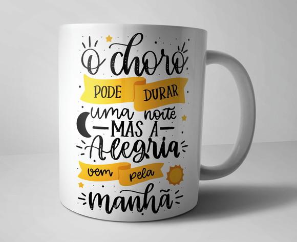 Caneca Religião O choro pode durar...