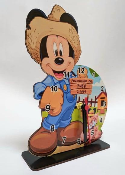 14 Centros de Mesa Mickey Fazendeiro