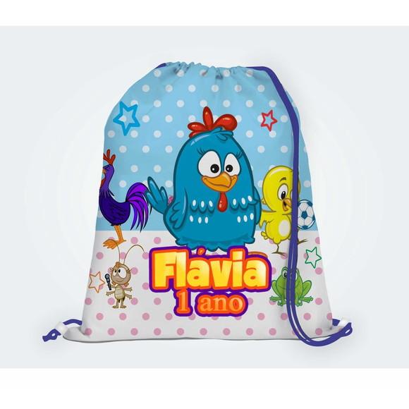 10 Mochila Galinha Pintadinha - Grande