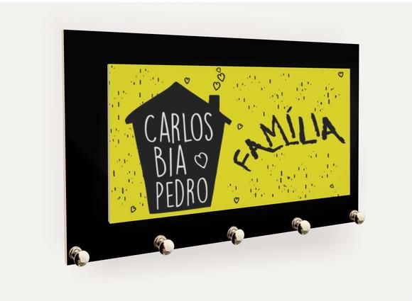 Porta Chaves família Amarelo