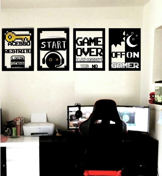 Quadro Quarteto Gamer