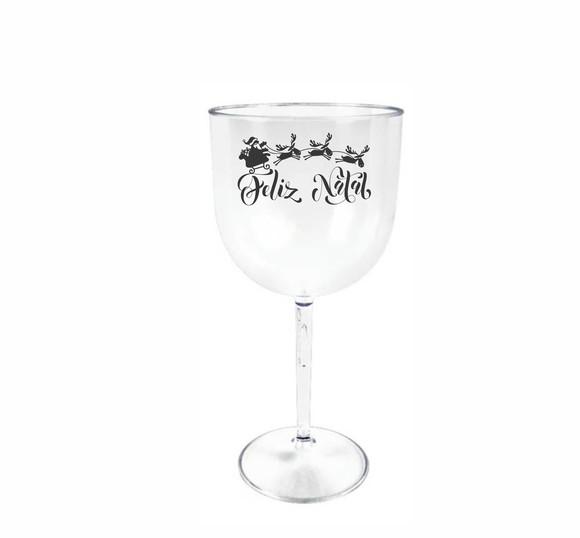 Taça de Gin Feliz Natal