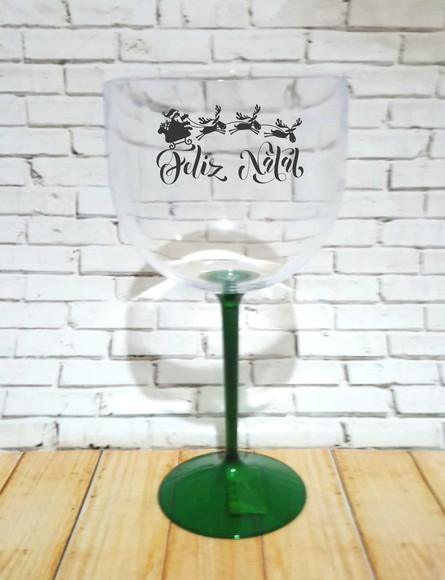 Taça de Gin Feliz Natal