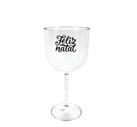 Taça de Gin Feliz Natal