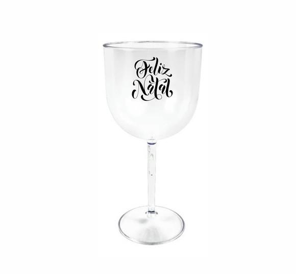 Taça de Gin Feliz Natal