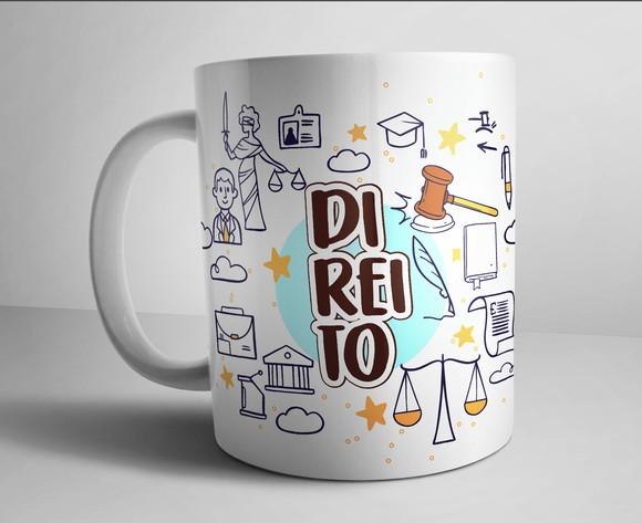 Caneca Direito - Porcelana