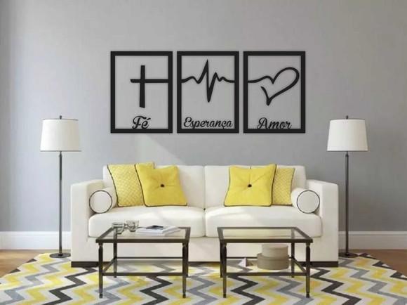Quadro Fé, Esperança e Amor