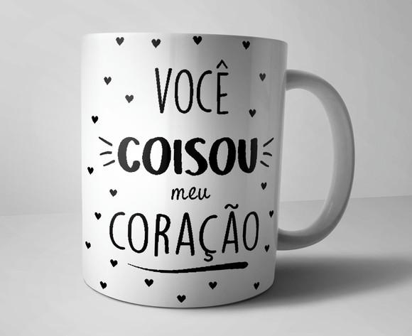 Caneca Você coisou meu coração