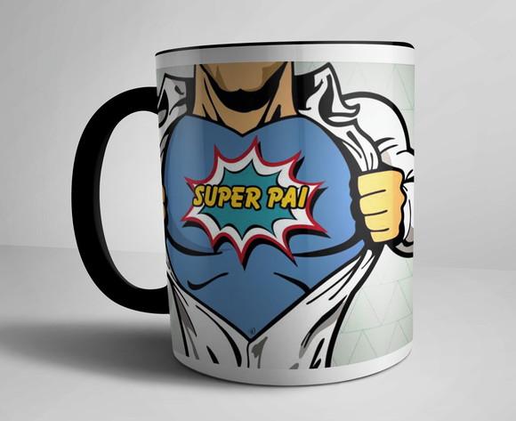 Caneca de Porcelana Super Pai