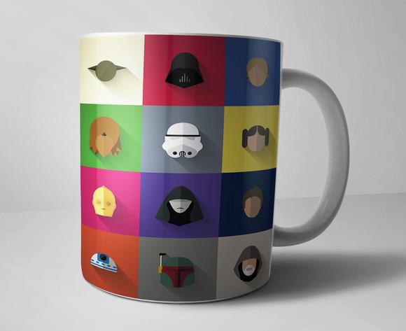 Caneca Star Wars - Porcelana