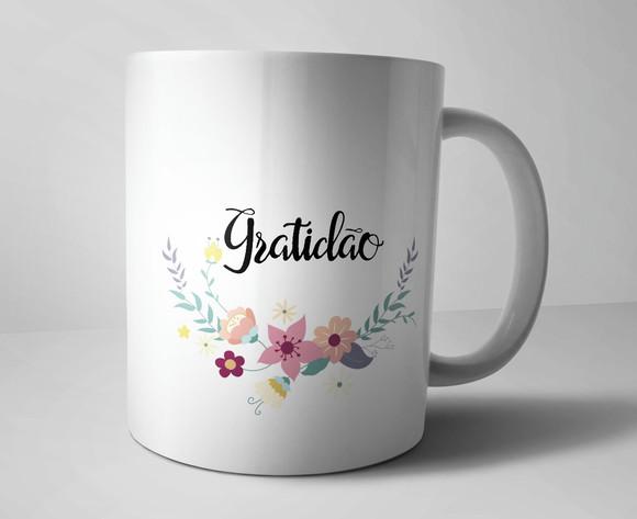 Caneca Gratidão - Porcelana