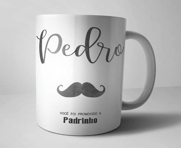 Caneca Padrinho - Porcelana