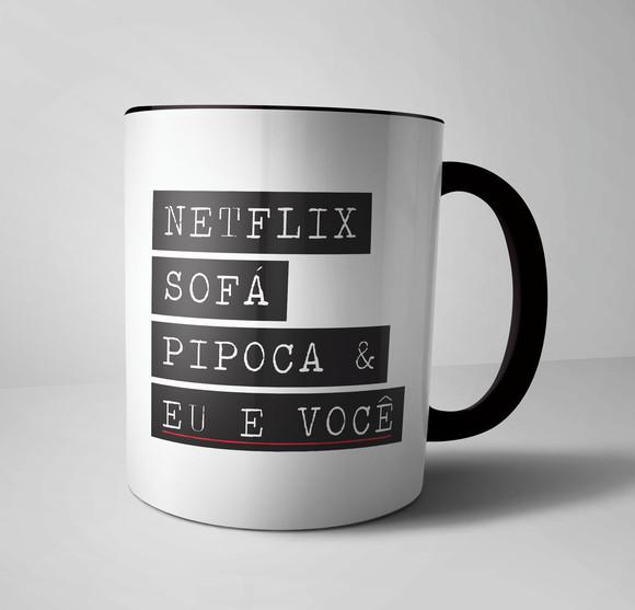 Caneca Netflix - Porcelana