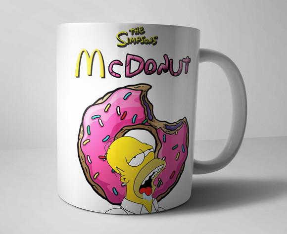 Caneca de Porcelana Simpsons