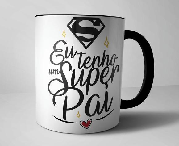 Caneca de Porcelana Feliz dia dos Pais