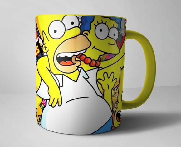 Caneca de Porcelana Simpsons