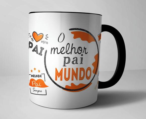 Caneca de Porcelana Feliz dia dos Pais