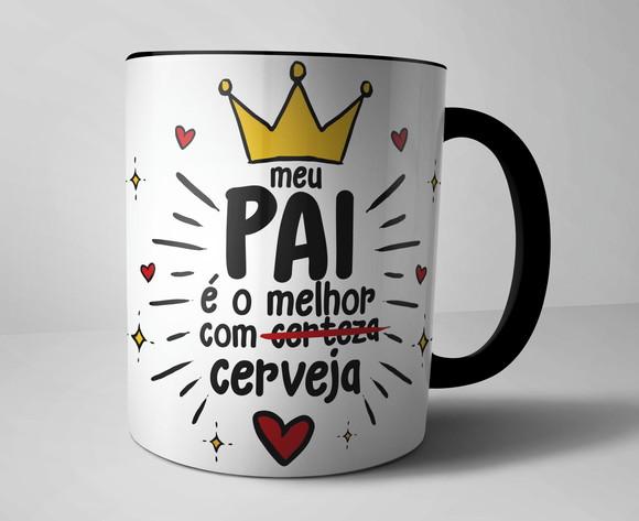 Caneca de Porcelana Feliz dia dos Pais