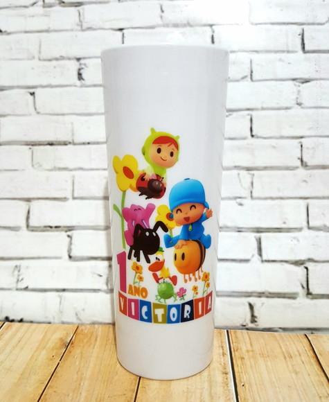 10 Copos Long Drink Pocoyo