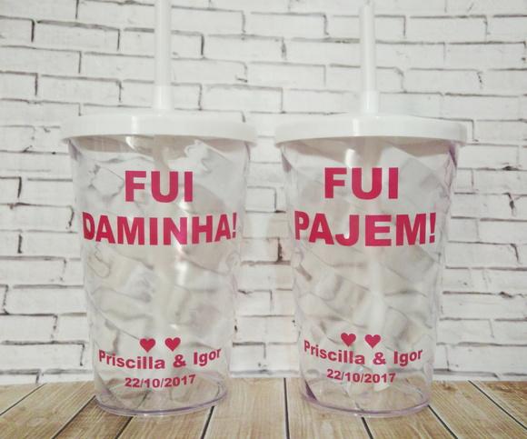 Copo Pajem e Daminha