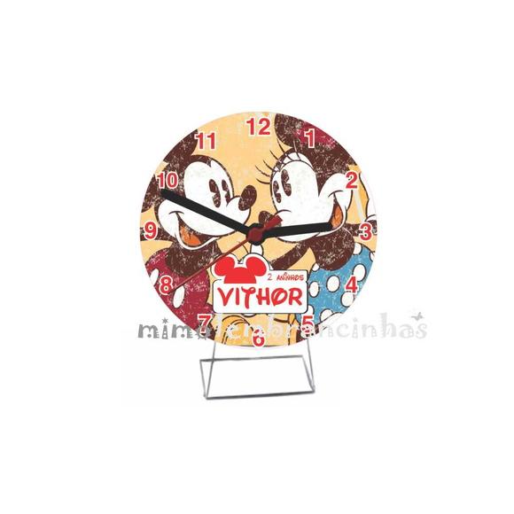 10 Relógios de Mesa Mickey e Minnie
