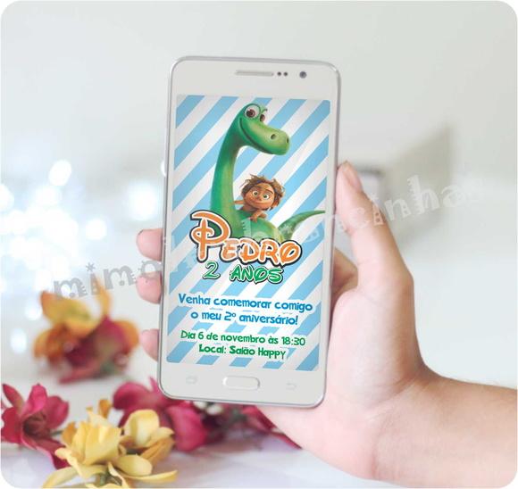 Convite Virtual O Bom Dinossauro