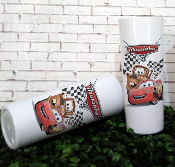 10 Copos Long Drink Carros