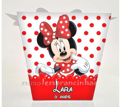 Caixa Sushi Minnie Vermelha