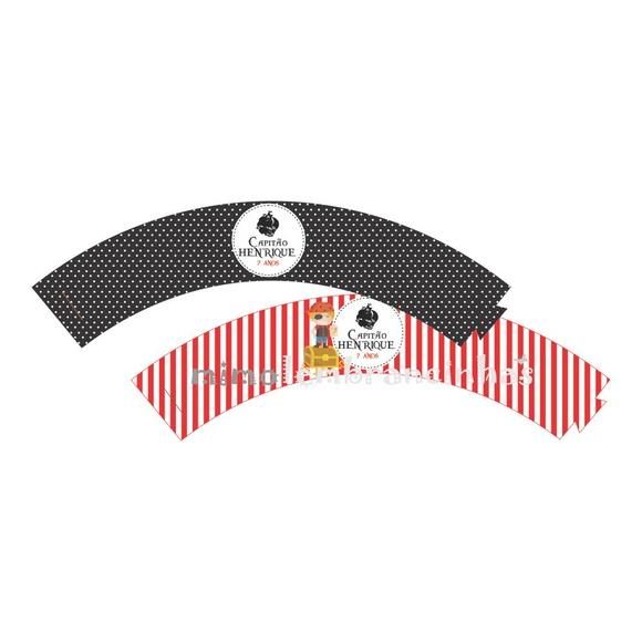 Wrapper Cupcake Pirata