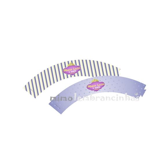 Wrapper Cupcake Princesa Sophia