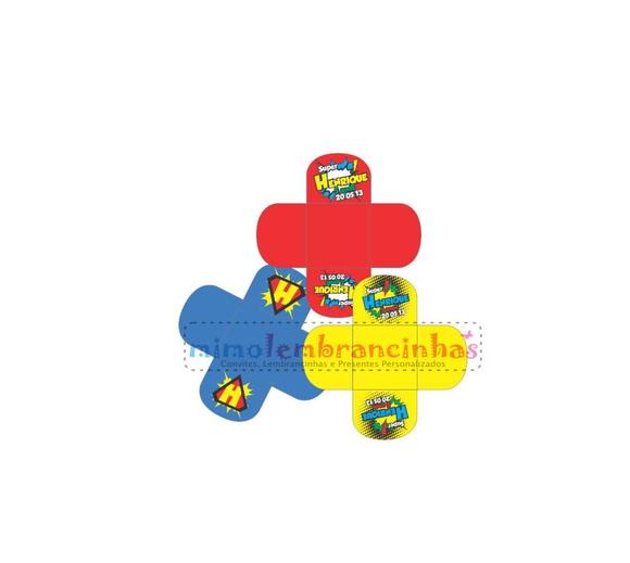 Forminha Doces Super Heroes