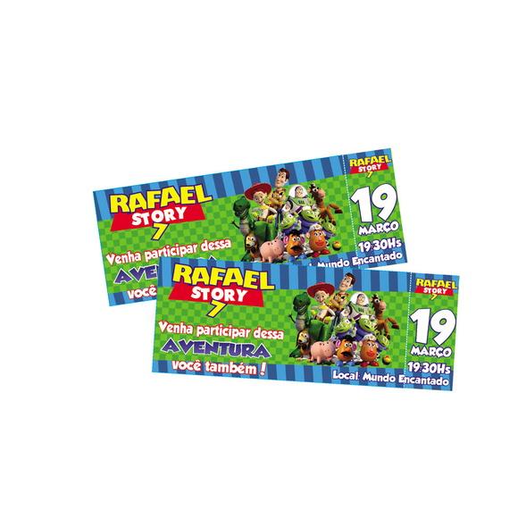 Convite Ingresso Toy Story