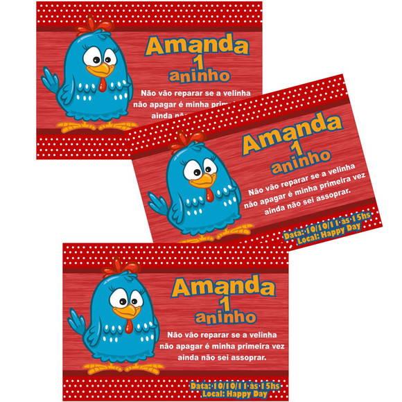 Convite Galinha Pintadinha
