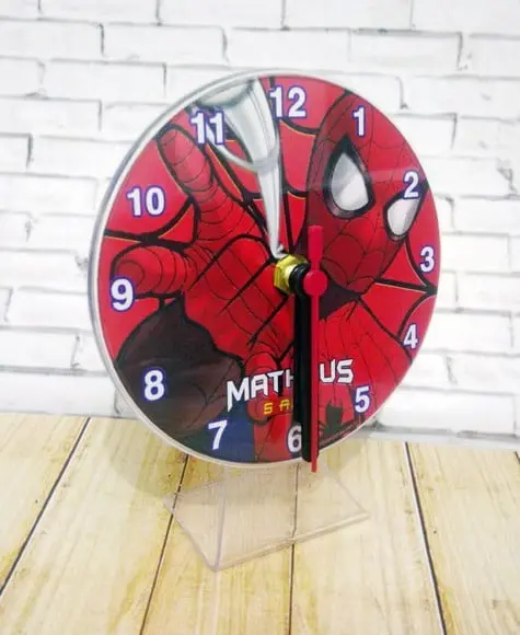 10 Relógios de Mesa Homem Aranha