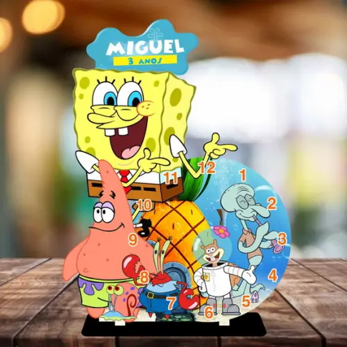 25 Centros de Mesa Bob Esponja